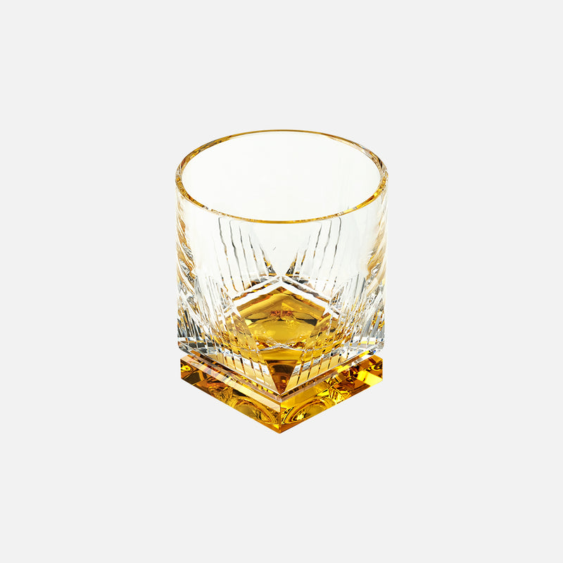Jewel-style whiskey glass