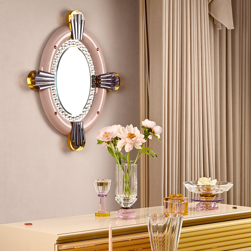 Jewelry decorative mirror (oval)