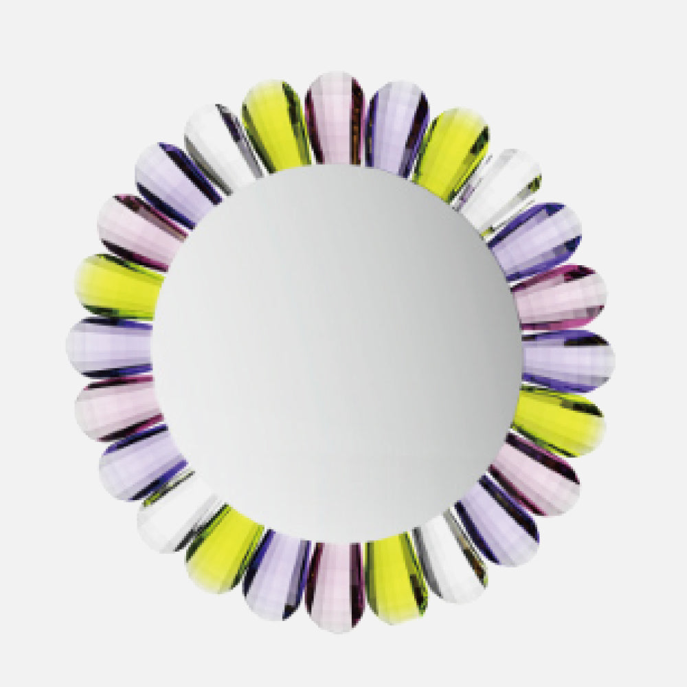 Blooming Round Mirror